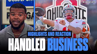 No. 1 Ohio State dominates No. 17 Illinois to remain undefeated | Game Recap background