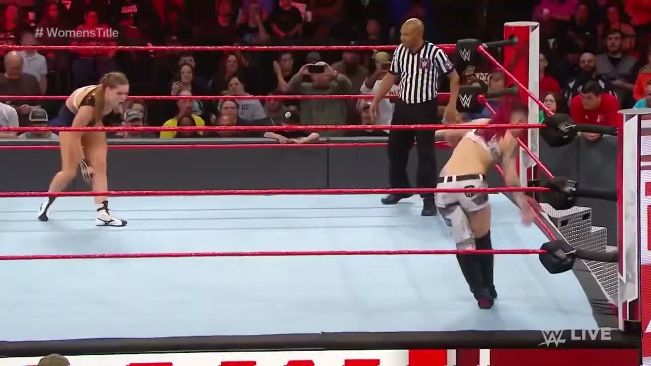 Ronda Rousey (c) vs. Ruby Riott - Raw Women's Championship Match: Raw, Feb. 18, 2019 background