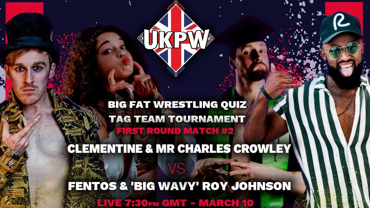 UKPW Big Fat Wrestling Quiz Tag Tourney - Match 2 (Directors Cut) background