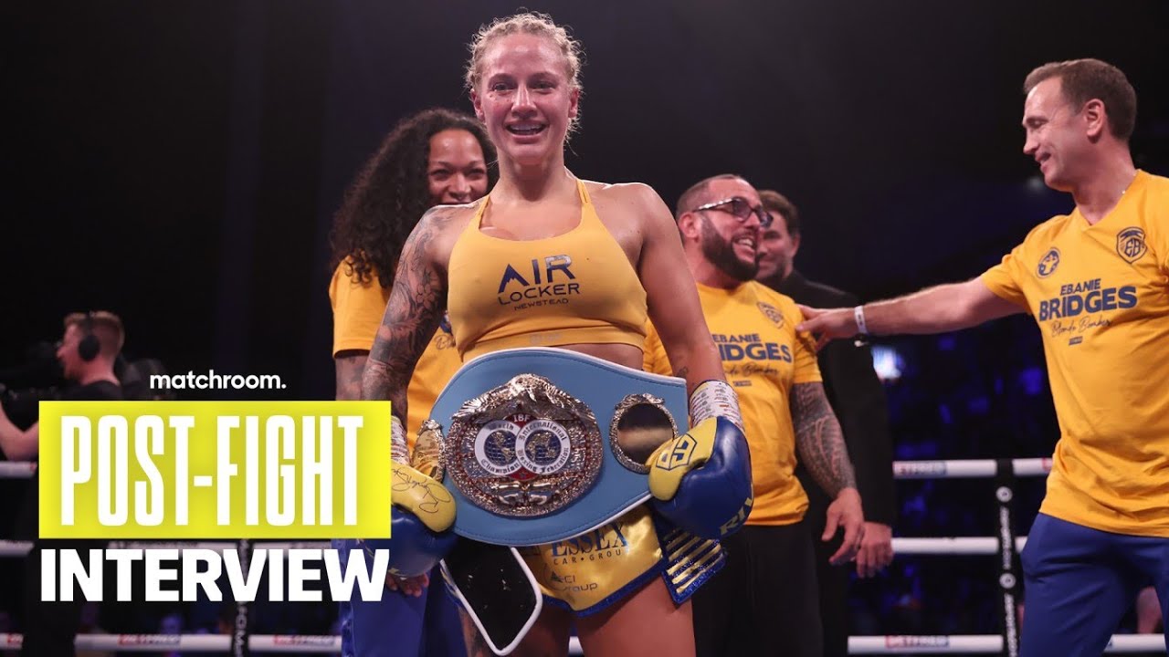 "Enjoy retirement! “The sweetest win of my career" - Ebanie Bridges KO's Shannon O'Connell background