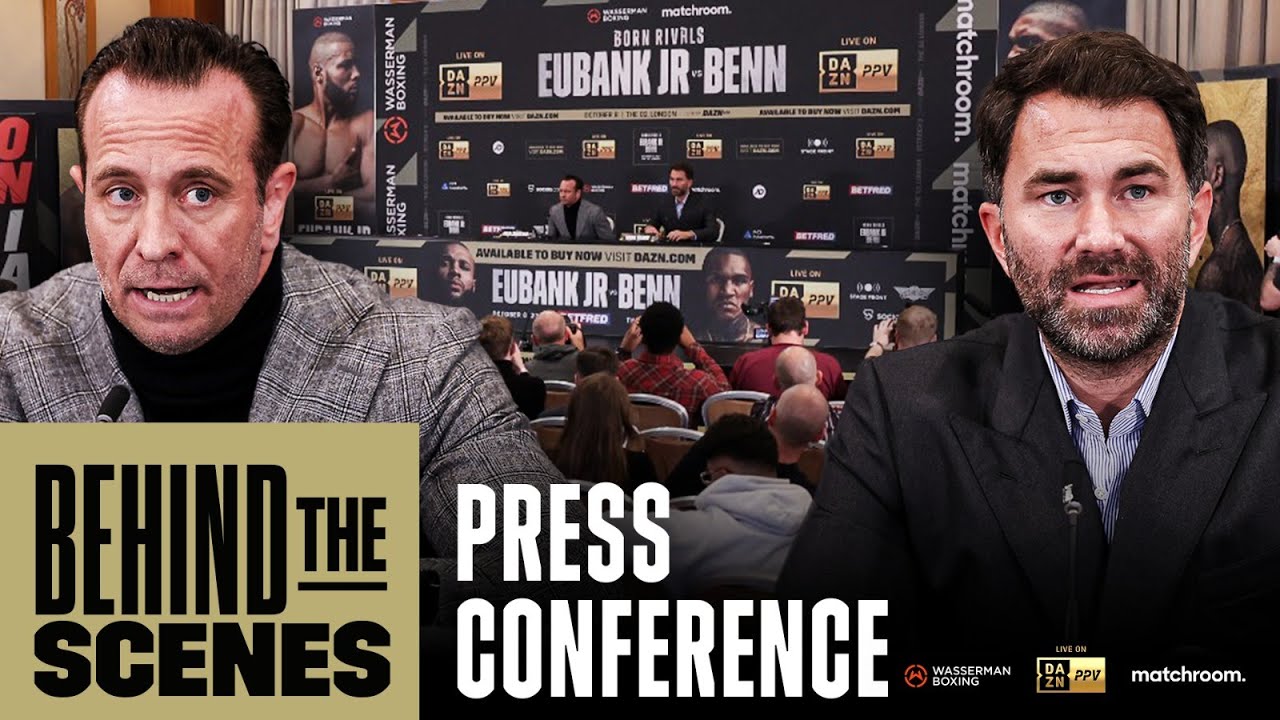Chris Eubank Jr vs Conor Benn, Fight Week ep4: Press Conference (Behind The Scenes) background