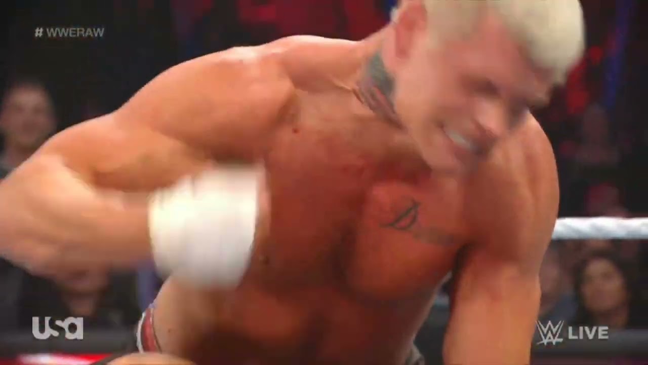 WWE RAW CODY RHODES VS FINN BALOR 01/30/23 background
