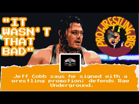 Jeff Cobb DEFENDS Raw Underground, Says He Signed with a Promotion | Pro Wrestling Bits background