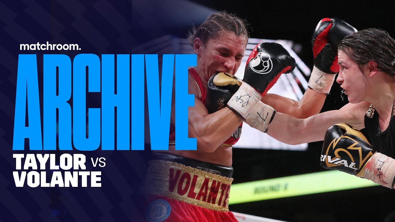 Katie Taylor vs Rose Volante (WBA, WBO and IBF Unification (Full Fight) | The Archive background