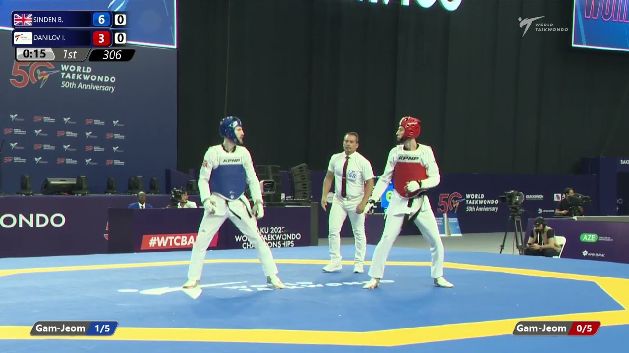 306 R64 Men 68kg GBR SINDEN B AIN DANILOV I