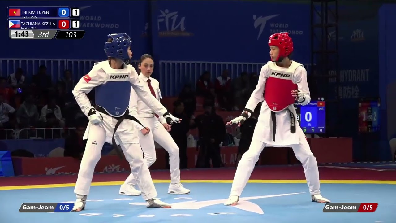 103 Round of 16 W 49kg VIE Thi kim tuyen TRUONG PHI Tachiana kezhia MANGIN