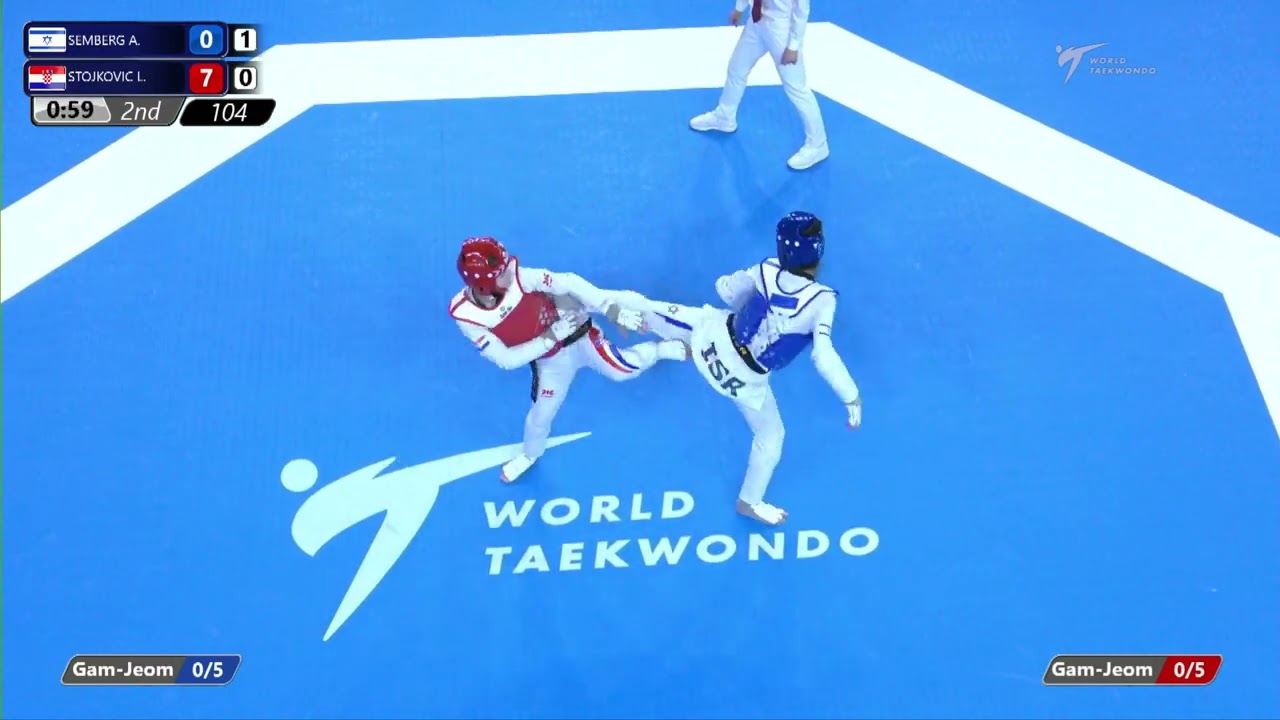 104 Round of 16 WOMEN W 49KG ISR SEMBERG A CRO STOJKOVIC L