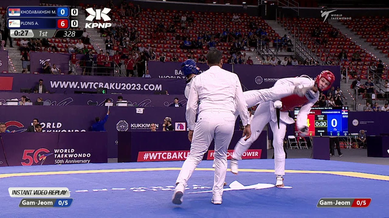 328 Quarter final Men 87kg SRB KHODABAKHSHI M AIN PLONIS A