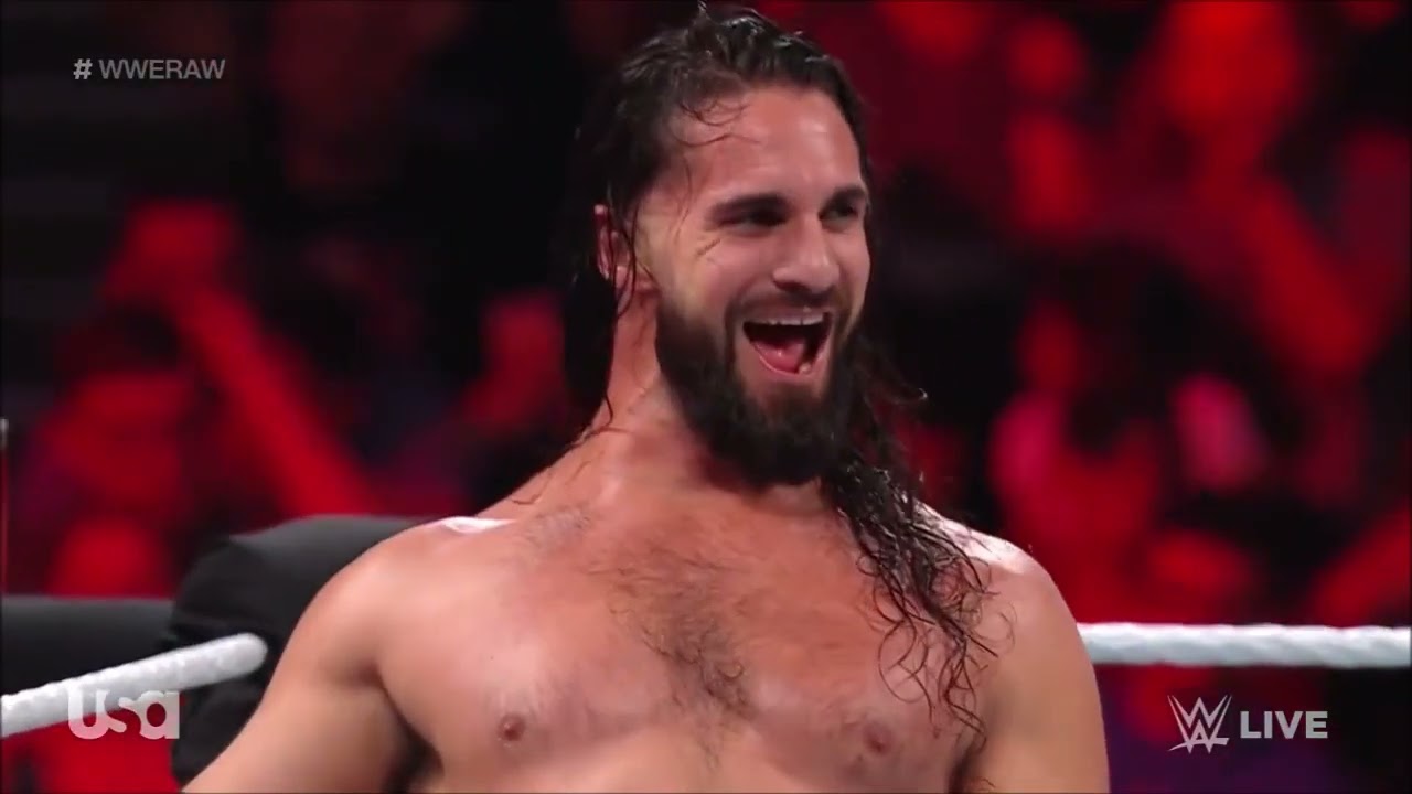 WWE RAW SETH ROLLINS VS ANGELO DAWKINS 08/08/22
