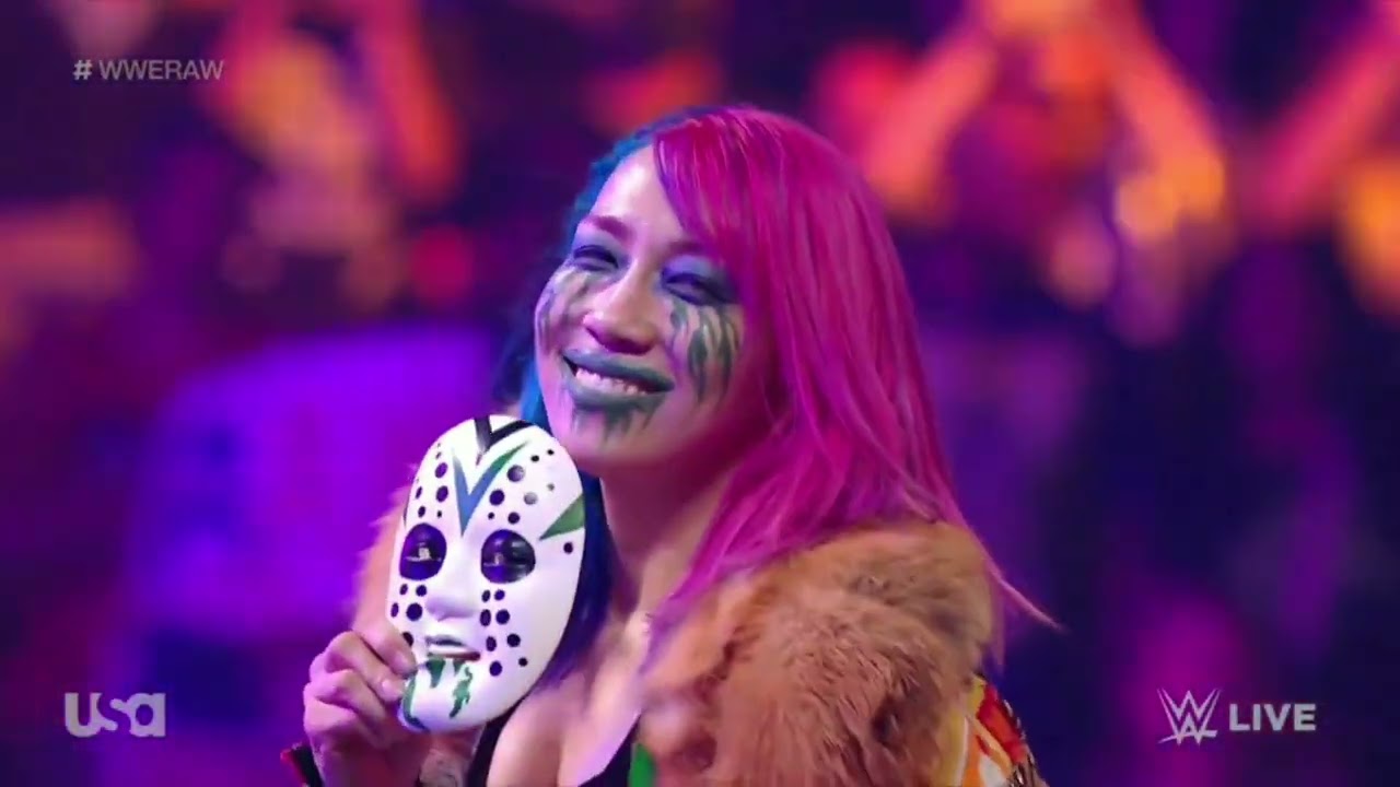 WWE RAW BECKY LYNCH VS ASUKA 07/04/22 background