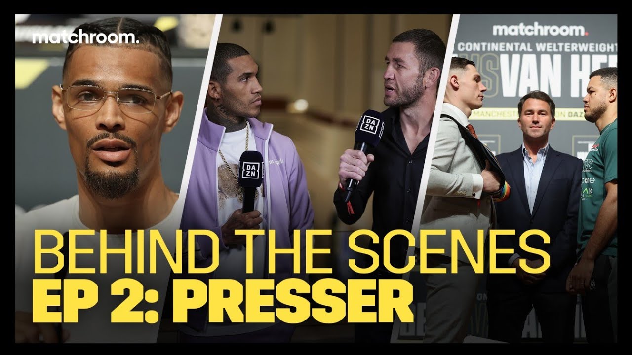 Fight Week, Day 2: Conor Benn vs Chris Van Heerden - Press Conference (Behind The Scenes) background