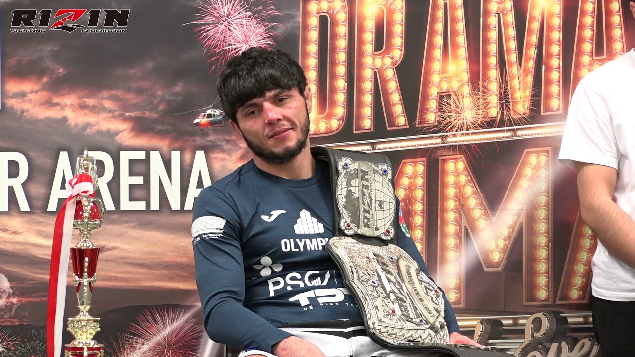 トフィック・ムサエフ RIZIN.20 試合後インタビュー background