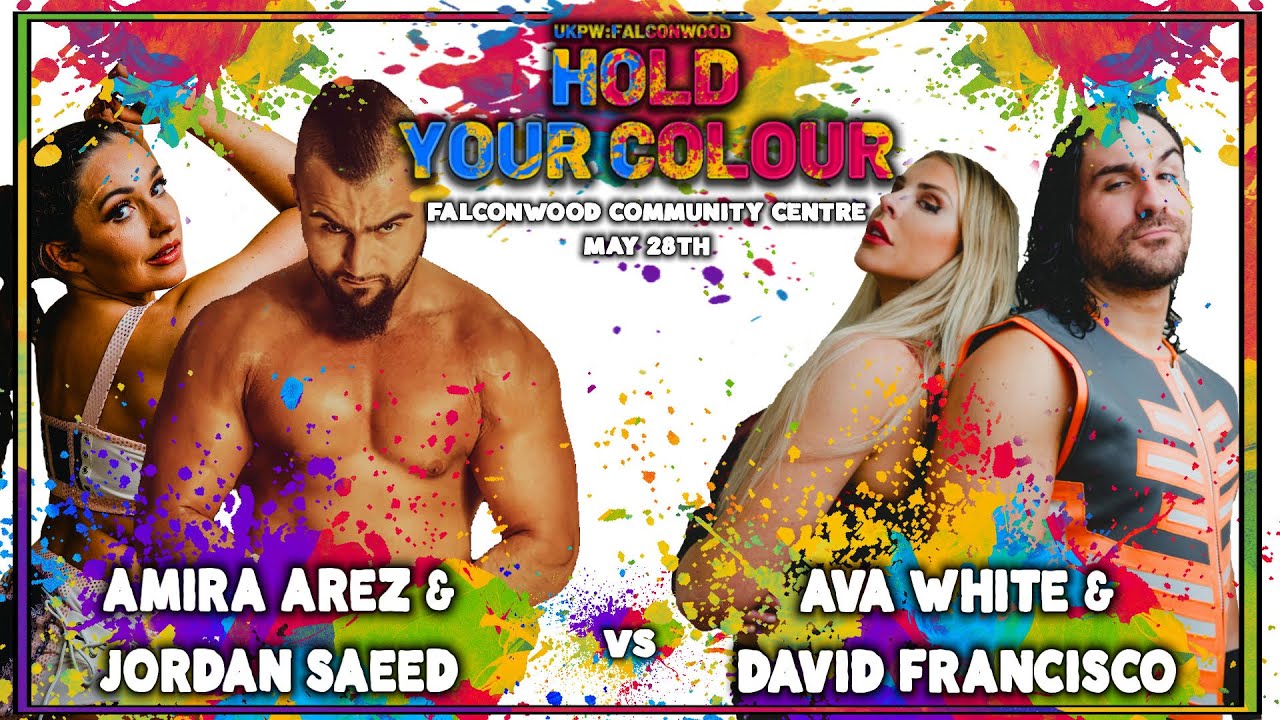 UKPW: FULL MATCH - Amira & Jordan Saeed vs Ava White & David Francisco (INTER-GENDER TAG TEAM MATCH) background