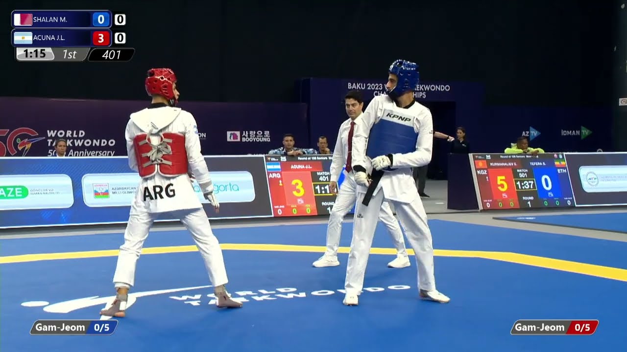 401 R128 Men 68kg QAT SHALAN M ARG ACUNA J L background