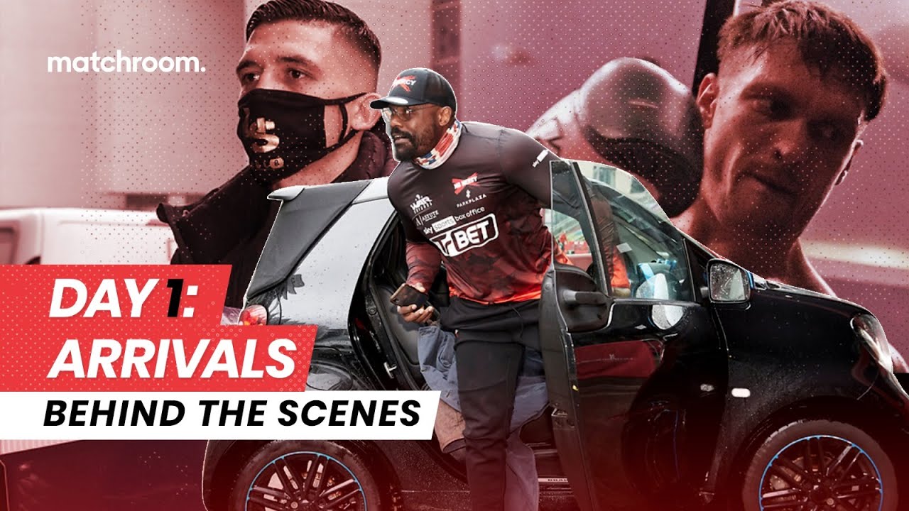 Fight Week, Day 1: Oleksandr Usyk vs Derek Chisora - Arrivals (Behind The Scenes) background