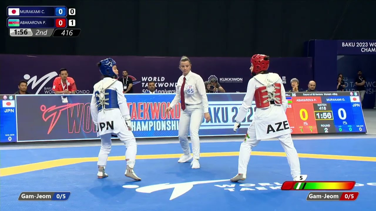 416 R32 Women 49kg JPN MURAKAMI C AZE ABAKAROVA P background