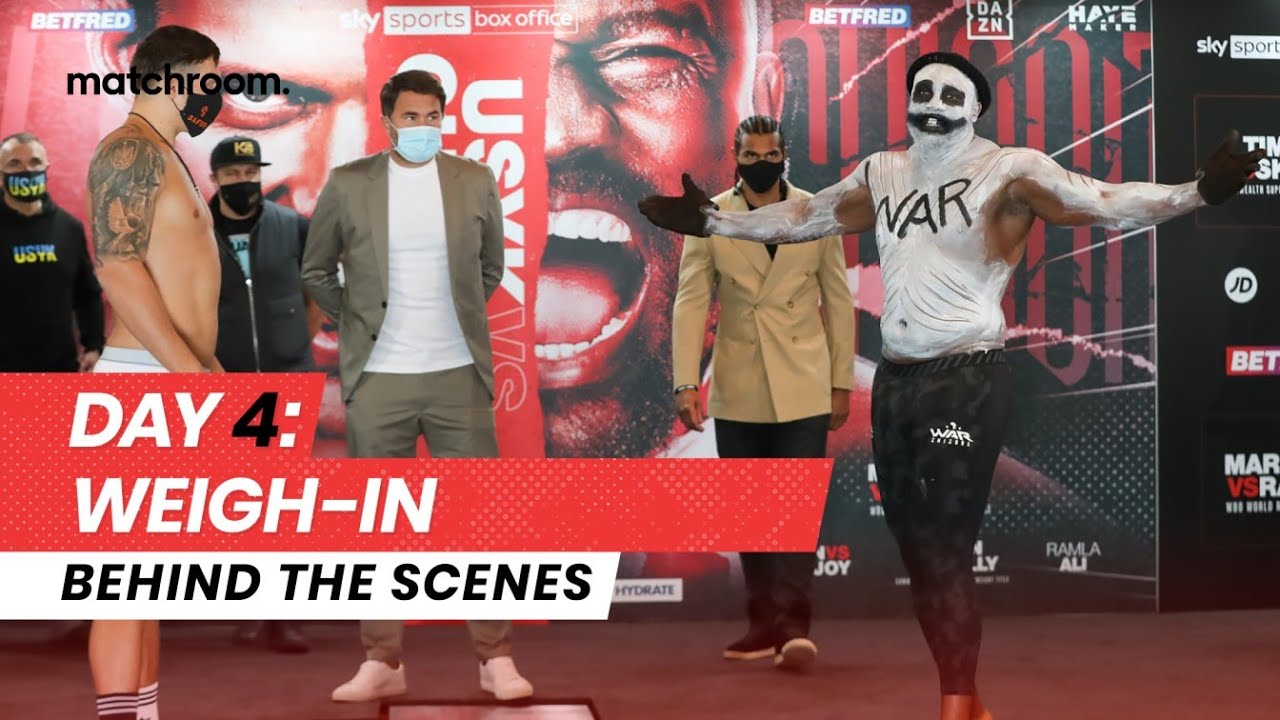 Fight Week, Day 4: Oleksandr Usyk vs Derek Chisora - Weigh In (Behind The Scenes)