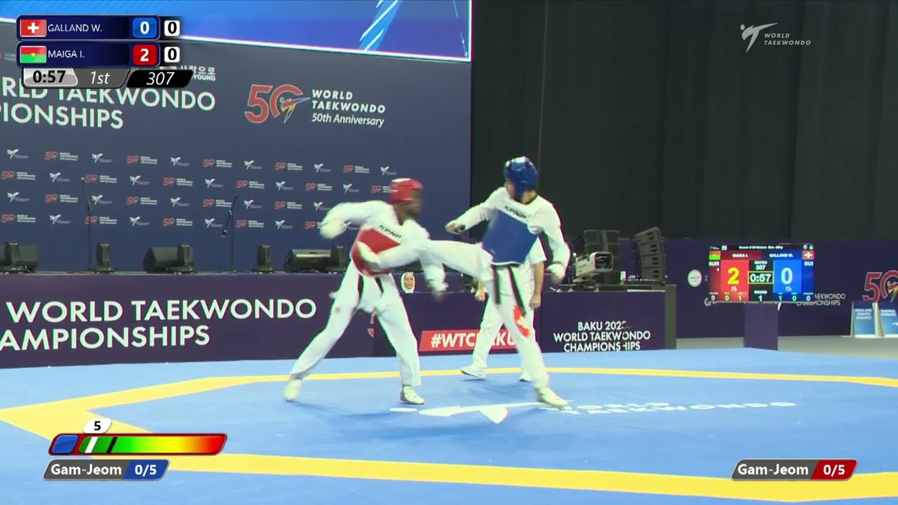 307 R64 Men 68kg SUI GALLAND W BUR MAIGA I