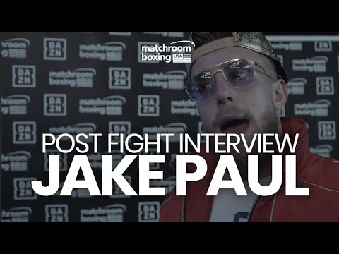 Jake Paul reacts to first round TKO win vs AnEsonGib | Post-Fight Interview