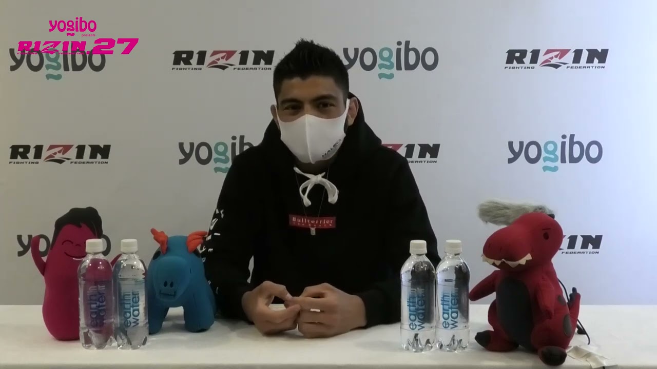 Yogibo presents RIZIN 27 ホベルト・サトシ・ソウザ 試合前インタビュー