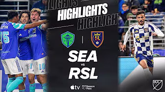 Seattle Sounders vs. Real Salt Lake | Full Match Highlights background