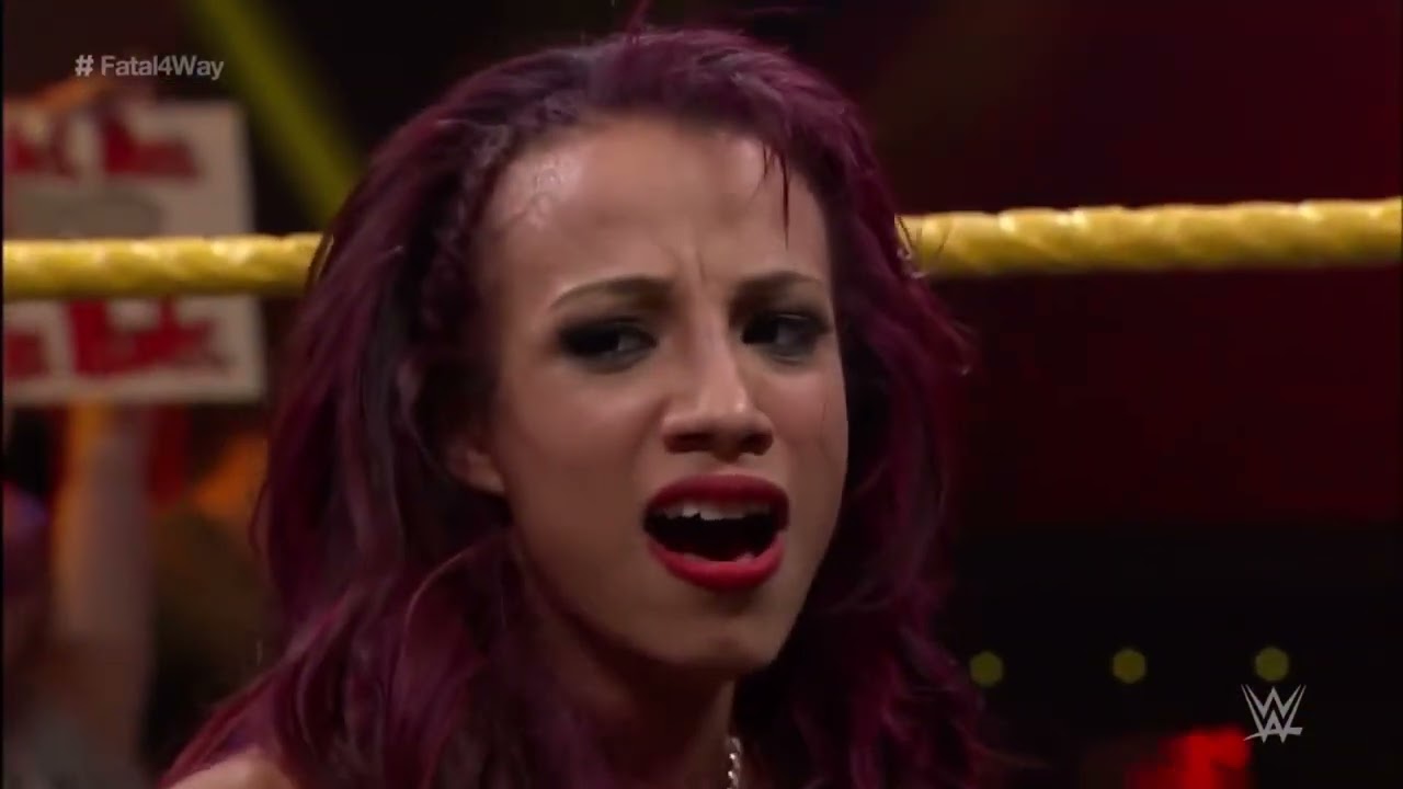 Banks vs Charlotte (c) vs Bayley vs Lynch - NXT Women’s Championship Match: NXT TakeOver: Rival 2015 backdrop