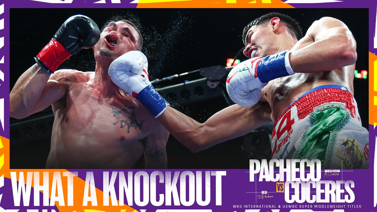 "Future World Champ!"- Diego Pacheco & Eddie Hearn React To Coceres KO background