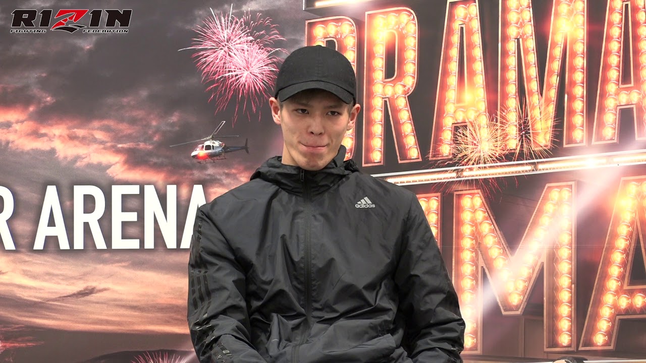 白鳥大珠 RIZIN.20 試合後インタビュー background