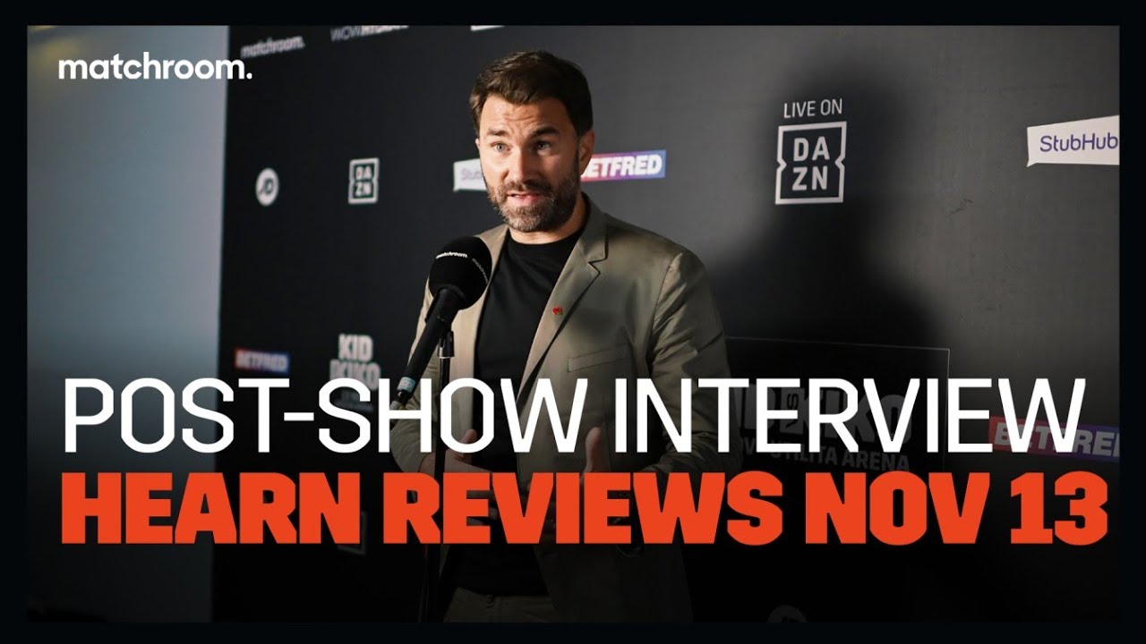 “I’ve never seen anything like that in 35 years!” Eddie Hearn: Galahad-Martinez & Harper-Baumgardner background
