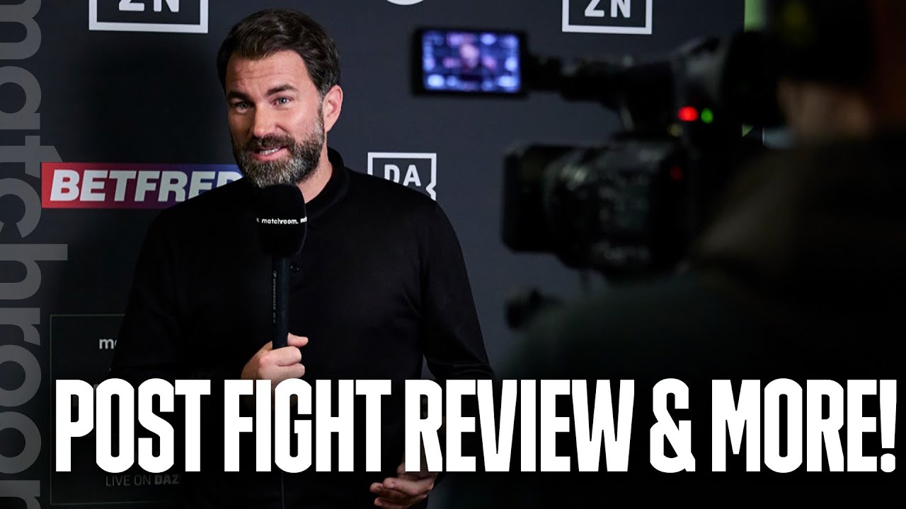 “I walked Buatsi into a 7 figure World Title pay day”- Eddie Hearn also on Benn, Pattinson, Wood background