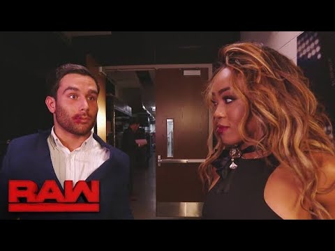 Alicia Fox kisses Noam Dar: Raw, Jan. 9, 2017