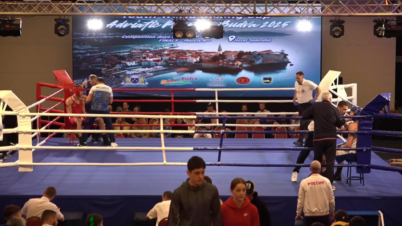 Ruslan Shikhmambetov (RUS) vs. Andrei Rumiantsau (BLR) Youth World Cup 2025 SF's (86kg) backdrop