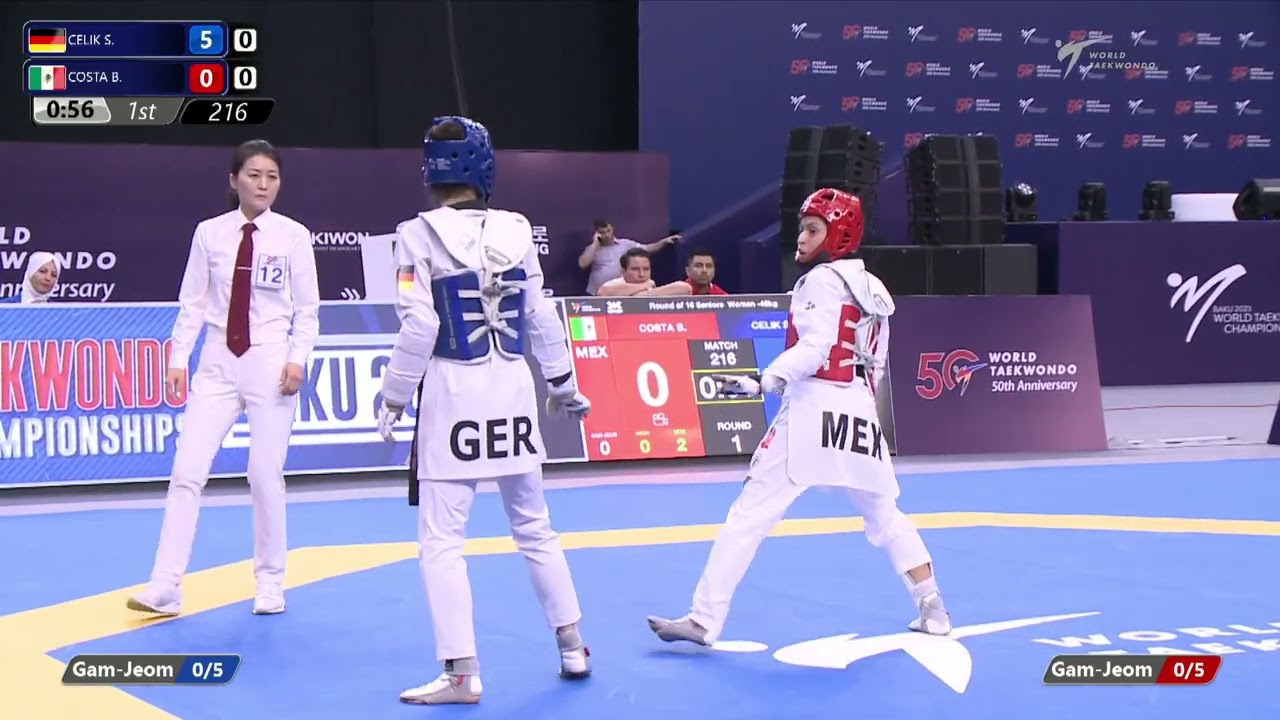 216 R16 Women 46kg GER CELIK S MEX COSTA B