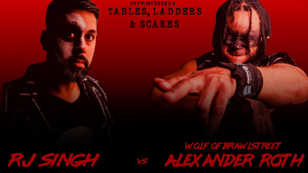 UKPW: FULL MATCH - RJ Singh VS Alexander Roth background