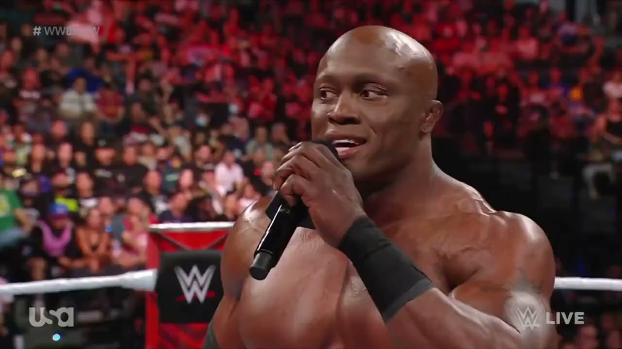 WWE RAW BOBBY LASHLEY ENTRANCE 07/04/22 background