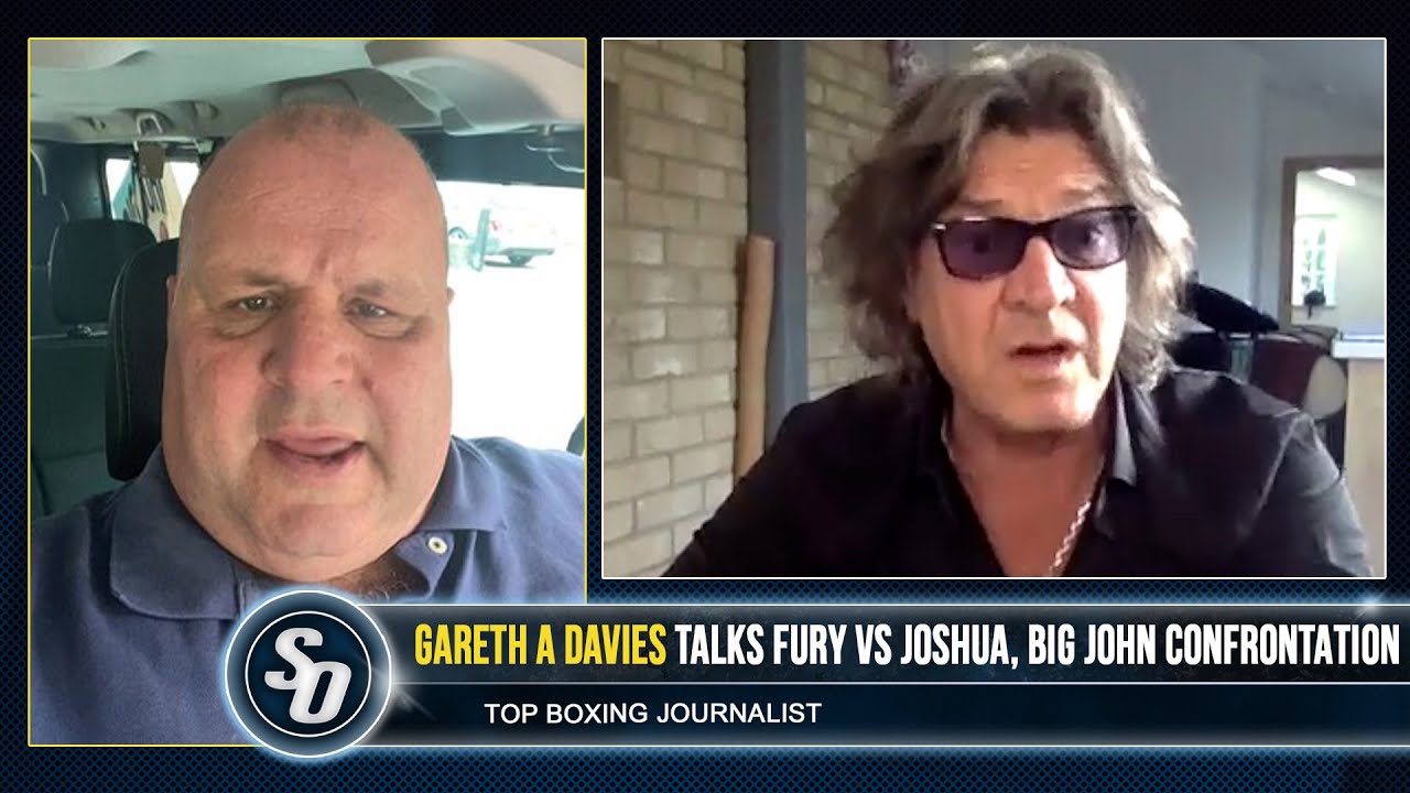 'BIG JOHN FISHER WRONG TO ATTACK ME!' - Gareth A Davies on JOSHUA vs FURY background