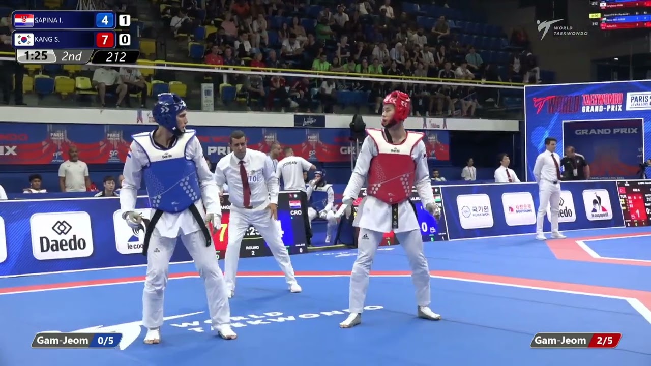212 Round of 16 MEN M +80KG CRO SAPINA I KOR KANG S