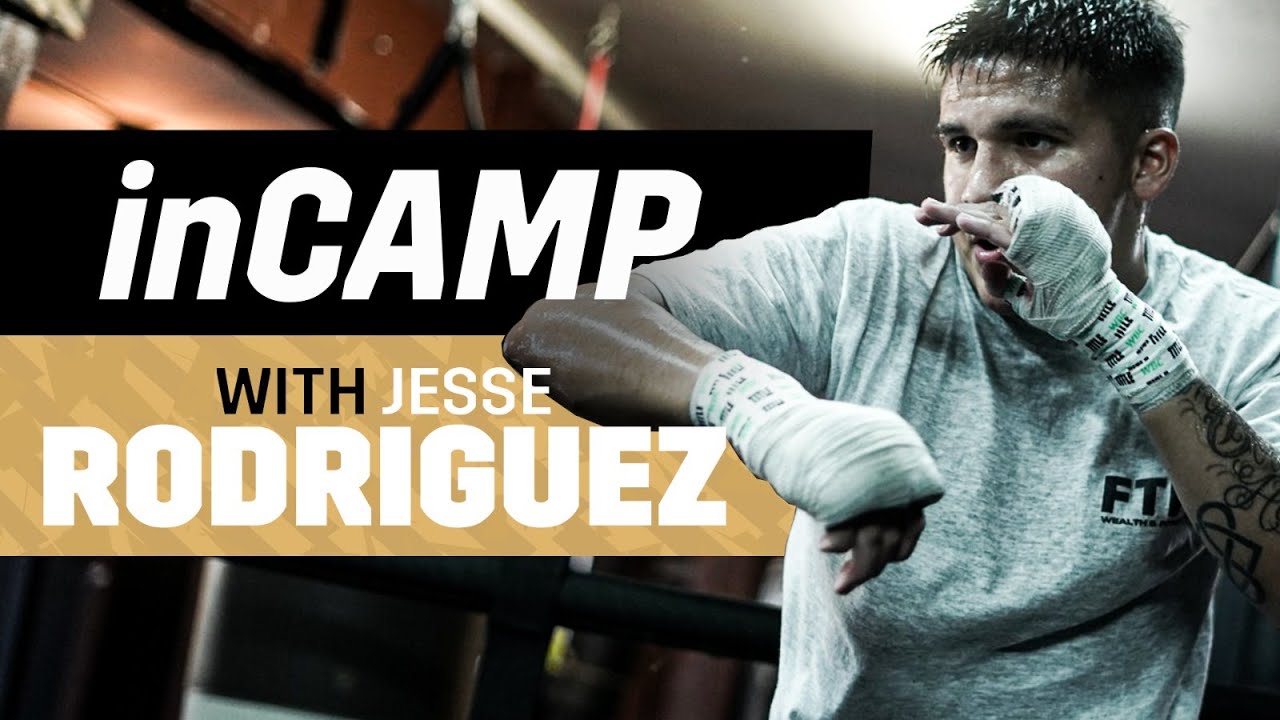 "I've seen the fighters at 112lbs... I'm on a different level!" Jesse Rodriguez eyes undisputed background