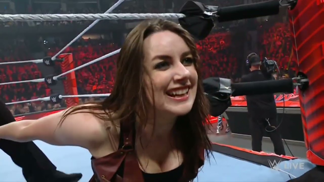 WWE RAW ASUKA VS NIKKI CROSS 02/20/23 background