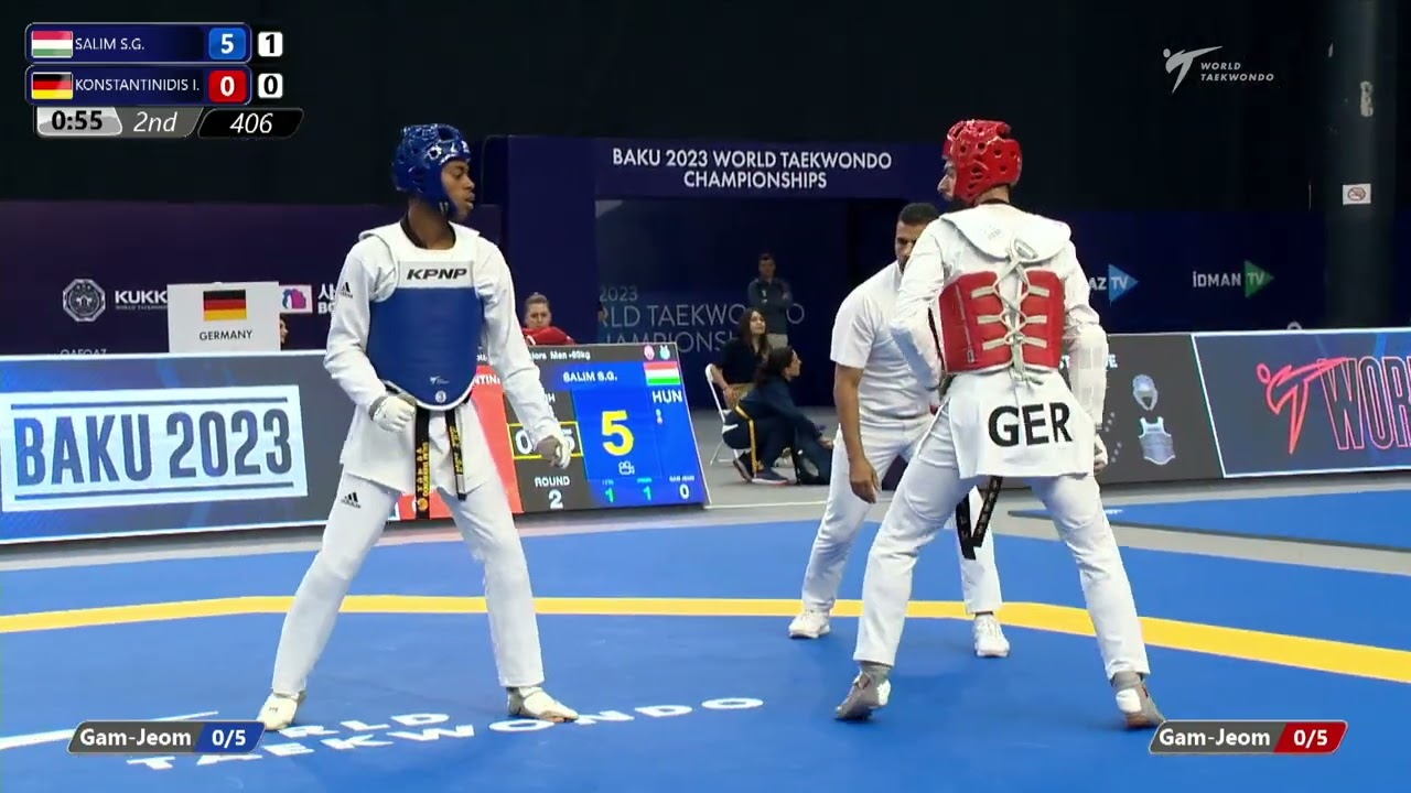 406 R64 Men 63kg HUN SALIM S G GER KONSTANTINIDIS I
