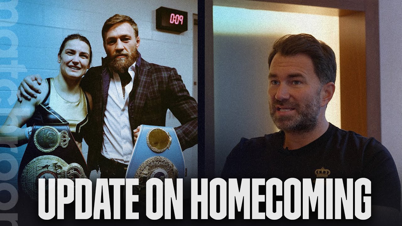 "Conor McGregor wants to see history" - Eddie Hearn on Katie Taylor talks background