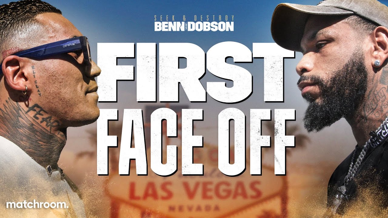 "STOP SHAKING!" 👀 Conor Benn Vs Pete Dobson: Face Off In Las Vegas 🔊 background