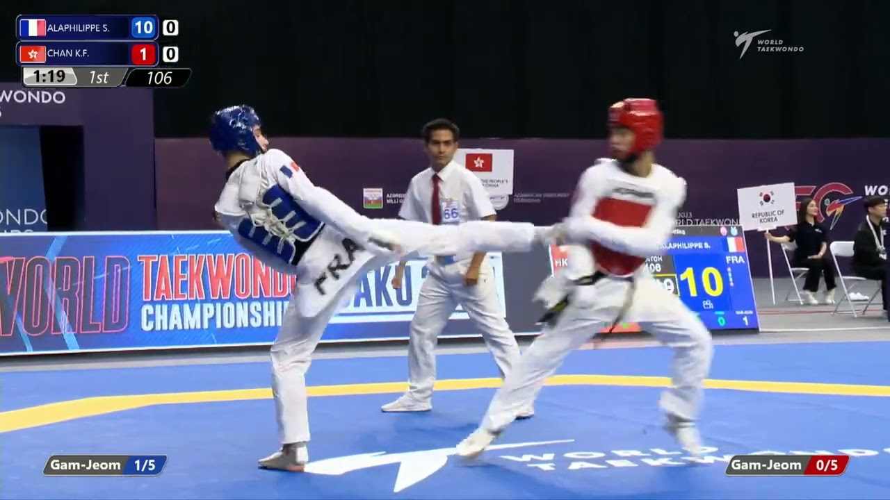 106 R64 Men 63kg FRA ALAPHILIPPE S HKG CHAN K F