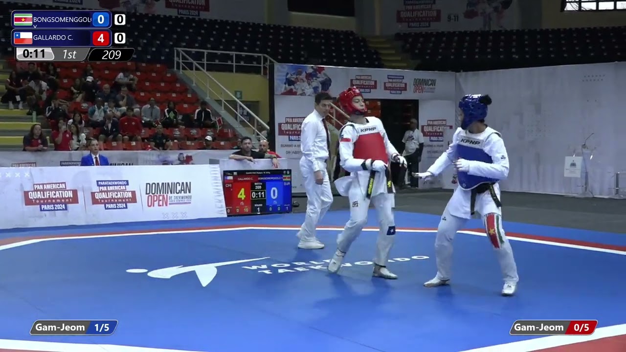 209 Quarter final W 67kg SUR BONGSOMENGGOLO Y CHI GALLARDO C