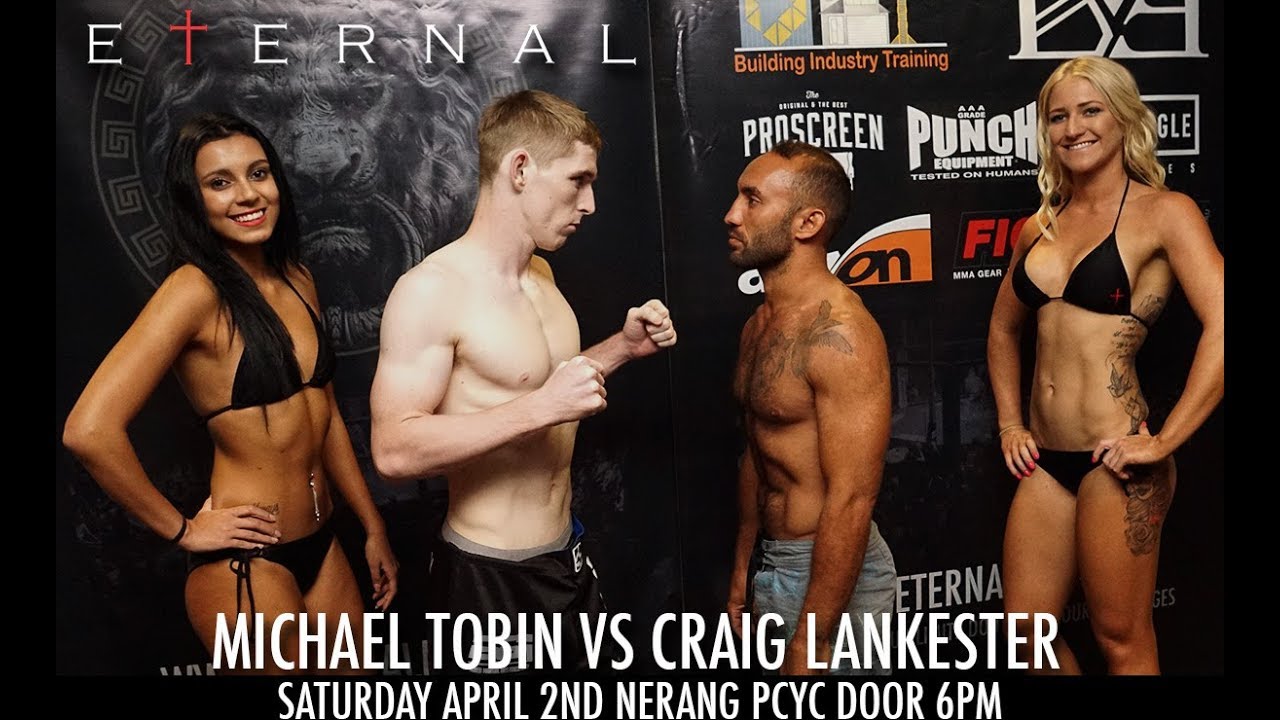 ETERNAL MMA 16 - MICHAEL TOBIN VS CRAIG LANKESTER - MMA FIGHT VIDEO background