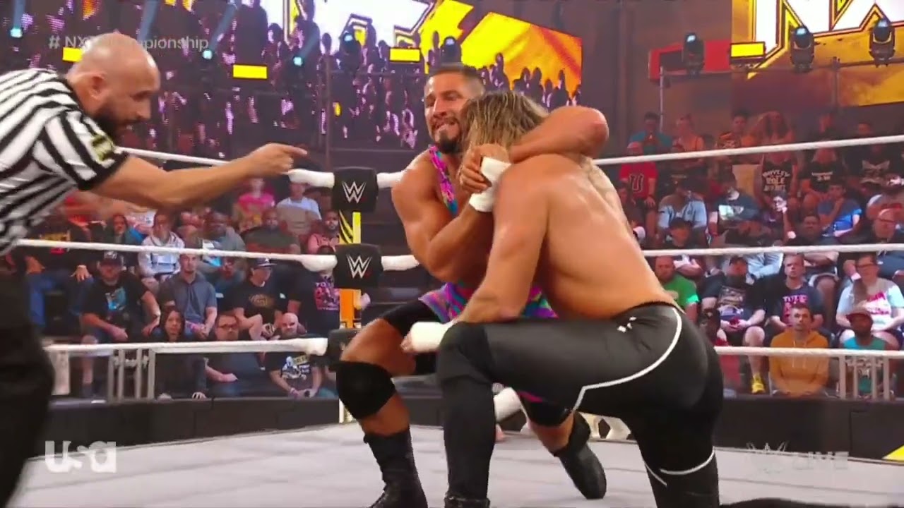 WWE NXT BRON BREAKKER VS VON WAGNER 11/15/22 background
