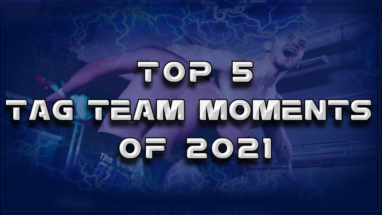 Top 5 UKPW Tag Team Moments 2021 background
