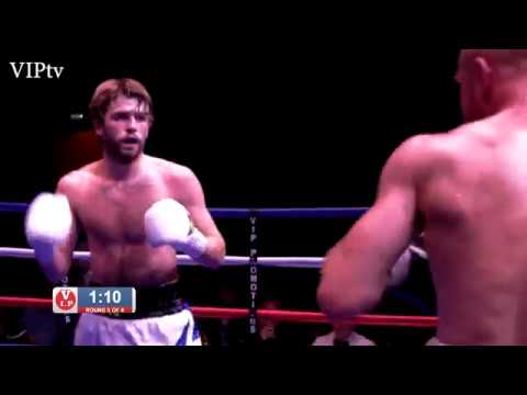 Tom McGuinness v Jamie Quinn 29 9 2018 at Olympia, Liverpool background