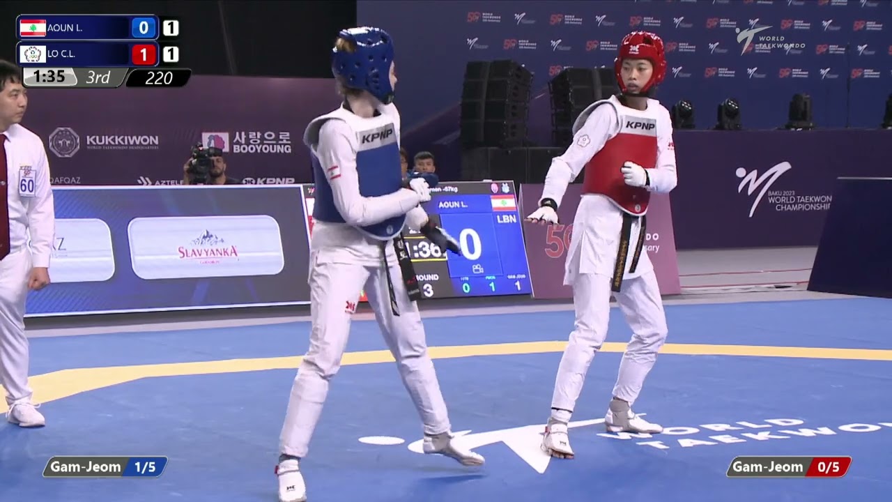 220 R16 Women 57kg LBN AOUN L TPE LO C L background