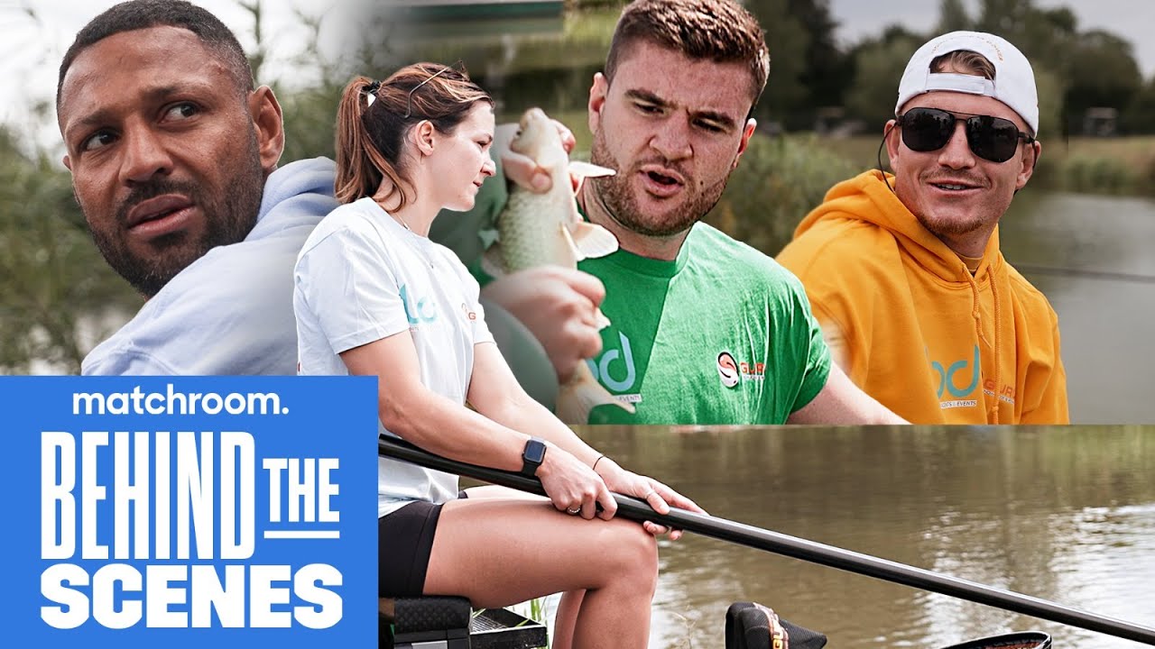 Target Fishing Championship: Johnny Fisher, Ebanie Bridges, Kell Brook, Terri Harper & Dalton Smith background